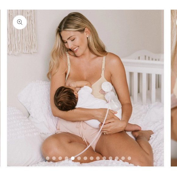 Kindred Bravely beige Sublime hands-free pumping and nursing bra - Picture 4 of 7